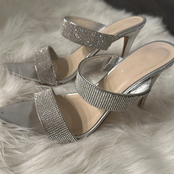 Silver Studded Heels - Picture 2 of 4